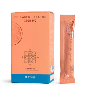 4Lemons Collagen + Elastin 3500 / Морской коллаген с эластином и экстрактом грейпфрута, 30 стиков