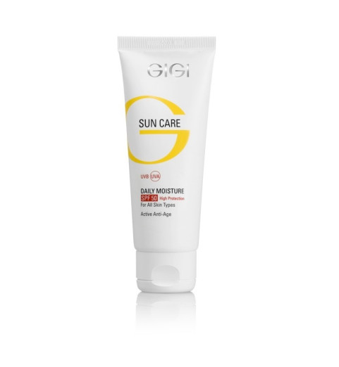 GIGI (ДжиДжи) Sun Сare Daily Moisture UVA-UVB - SPF 50 / Крем увлажняющий защитный антивозрастной SPF 50, 75 мл GIGI (ДжиДжи) Sun Сare Daily Moisture UVA-UVB - SPF 50 / Крем увлажняющий защитный антивозрастной SPF 50, 75 мл