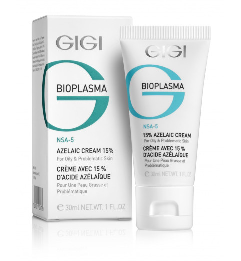 Gigi (ДжиДжи) Bioplazma Azelaic Cream / Крем с 15% азелаиновой кислотой для жирной и проблемной кожи, 30 мл Gigi (ДжиДжи) Bioplazma Azelaic Cream / Крем с 15% азелаиновой кислотой для жирной и проблемной кожи, 30 мл