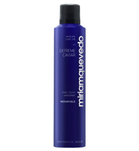 Miriam Quevedo Extreme Caviar Final Touch Hairspray – Medium Hold / Лак для волос средней фиксации с экстрактом черной икры, 300 мл Miriam Quevedo Extreme Caviar Final Touch Hairspray – Medium Hold / Лак для волос средней фиксации с экстрактом черной икры, 300 мл