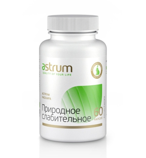 Astrum Cascara / Каскара - природное слабительное, 60 капсул Astrum Cascara / Каскара - природное слабительное, 60 капсул