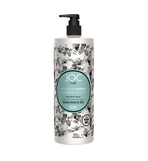 Barex JOC Rebalancing Shampoo with Beech Bark Extract / Шампунь, восстанавливающий баланс кожи головы с экстрактом коры бука, 1000 мл Barex JOC Rebalancing Shampoo with Beech Bark Extract / Шампунь, восстанавливающий баланс кожи головы с экстрактом коры бука, 1000 мл
