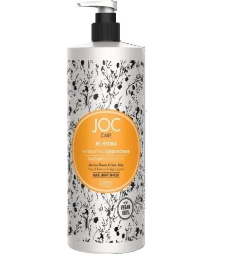 Barex Joc Care Re-Hydra Увлажняющий Кондиционер с цветком Банана и гигантской Водорослью, 1000 мл Barex Joc Care Re-Hydra Увлажняющий Кондиционер с цветком Банана и гигантской Водорослью, 1000 мл