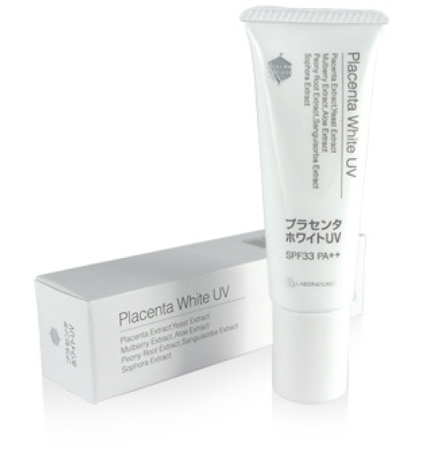 Bb Laboratories Placenta White UV / Крем солнцезащитный SPF 33 РА ++ для профилактики гиперпигментации, 30 г Bb Laboratories Placenta White UV / Крем солнцезащитный SPF 33 РА ++ для профилактики гиперпигментации, 30 г