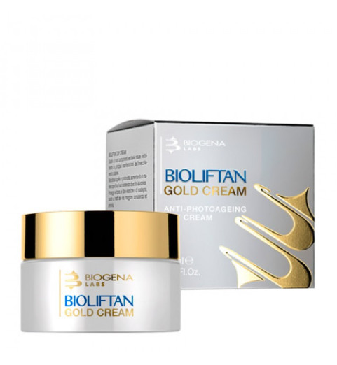 Biogena Bioliftan Gold Cream / Антивозрастная золото-пептидная эссенция, 50 мл Biogena Bioliftan Gold Cream / Антивозрастная золото-пептидная эссенция, 50 мл