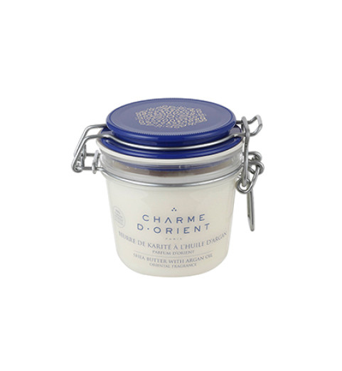 Charme D Orient (Шарм Ориент) Beurre Karite Argan Parfum Effleuves du Nil / Масло карите + аргана с ароматом "Мелодия Нила", 200 г Charme D Orient (Шарм Ориент) Beurre Karite Argan Parfum Effleuves du Nil / Масло карите + аргана с ароматом "Мелодия Нила", 200 г