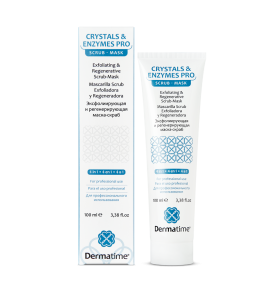 Dermatime CRYSTALS & ENZYMES PRO Exfoliating & Regenerative Scrub-Mask / Эксфолиирующая и регенерирующая маска-скраб, 100 мл Dermatime CRYSTALS & ENZYMES PRO Exfoliating & Regenerative Scrub-Mask / Эксфолиирующая и регенерирующая маска-скраб, 100 мл