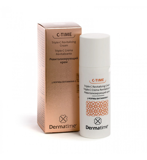 Dermatime C-Time Triple-C Revitalizing Cream / Ревитализирующий крем (3 формы витамина С), 50 мл Dermatime C-Time Triple-C Revitalizing Cream / Ревитализирующий крем (3 формы витамина С), 50 мл