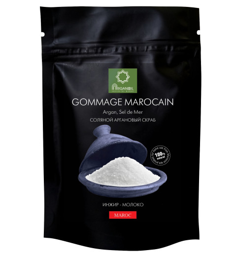 Diar Argana Gommage Marocain / Соляной скраб с маслом арганы Инжир-Молоко, 200г Diar Argana Gommage Marocain / Соляной скраб с маслом арганы Инжир-Молоко, 200г