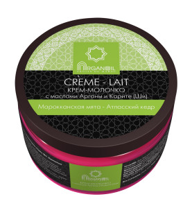 Diar Argana Arganoil Fruits Du Maroc / Аргановый крем-молочко для тела с маслом карите (ши), Марокканская мята - Атласский кедр, 250 мл Diar Argana Arganoil Fruits Du Maroc / Аргановый крем-молочко для тела с маслом карите (ши), Марокканская мята - Атласский кедр, 250 мл