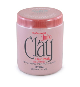 Dime Professional Amino Clay Pack / Маска для поврежденных волос с аминокислотами и глиной, 800 г Dime Professional Amino Clay Pack / Маска для поврежденных волос с аминокислотами и глиной, 800 г