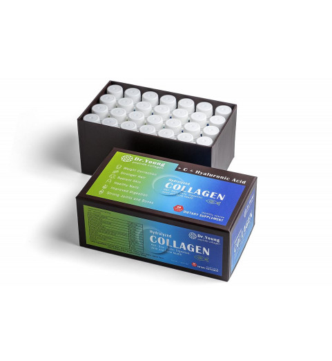 Dr.Young Питьевой коллаген с гиалуроновой кислотой и витаминами, набор из 3 упаковок (3*28 флаконов по 20 мл) Dr.Young Питьевой коллаген с гиалуроновой кислотой и витаминами, набор из 3 упаковок (3*28 флаконов по 20 мл)
