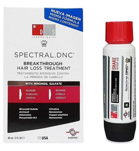 DS Laboratories Spectral (Спектрал) DNC / Лосьон с миноксидилом 5% для улучшения роста волос, 60 мл DS Laboratories Spectral (Спектрал) DNC / Лосьон с миноксидилом 5% для улучшения роста волос, 60 мл