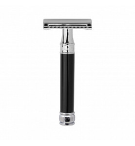 Т-образный станок Edwin Jagger DE86BL, черная смола, хром