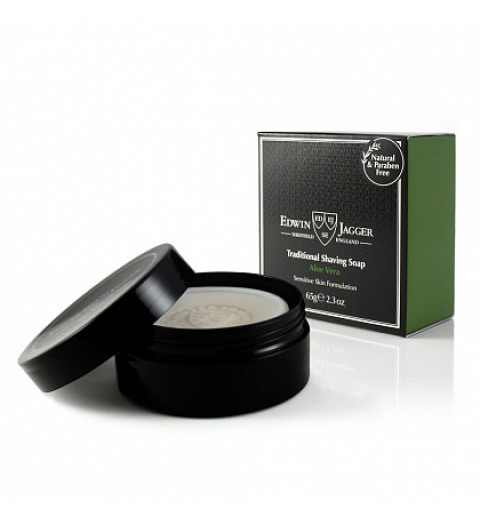 Мыло для бритья Edwin Jagger Aloe Vera (Travel Container), 65 г Мыло для бритья Edwin Jagger Aloe Vera (Travel Container), 65 г