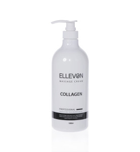 Ellevon (Эллевон) Massage Cream Collagen / Массажный крем с коллагеном, 1000 мл