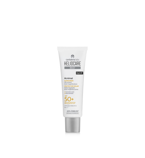 Heliocare 360º Acnimat Sunscreen / Себорегулирующий солнцезащитный крем с SPF 50 для кожи, склонной к акне, 50 мл Heliocare 360º Acnimat Sunscreen / Себорегулирующий солнцезащитный крем с SPF 50 для кожи, склонной к акне, 50 мл