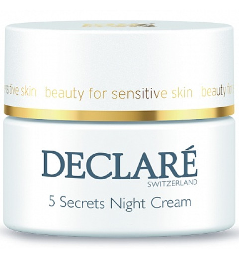Declare (Декларе) 5 Secrets Night Cream / Ночной восстанавливающий крем «5 секретов», 50 мл Declare (Декларе) 5 Secrets Night Cream / Ночной восстанавливающий крем «5 секретов», 50 мл