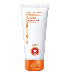 Germaine de Capuccini Golden Caresse Tan Active Body Emulsion SPF30 / Эмульсия для тела для активации загара SPF 30, 200 мл Germaine de Capuccini Golden Caresse Tan Active Body Emulsion SPF30 / Эмульсия для тела для активации загара SPF 30, 200 мл