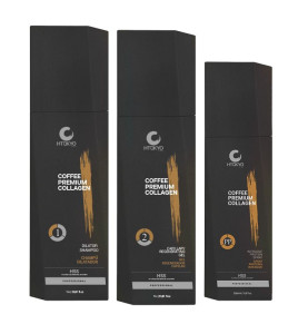H-Tokyo Набор для выпрямления волос Coffee Premium Сollagen, 2*1000+500 мл H-Tokyo Набор для выпрямления волос Coffee Premium Сollagen, 2*1000+500 мл