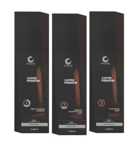 H-Tokyo Набор для выпрямления волос Coffee Premium, 3* 500 мл H-Tokyo Набор для выпрямления волос Coffee Premium, 3* 500 мл