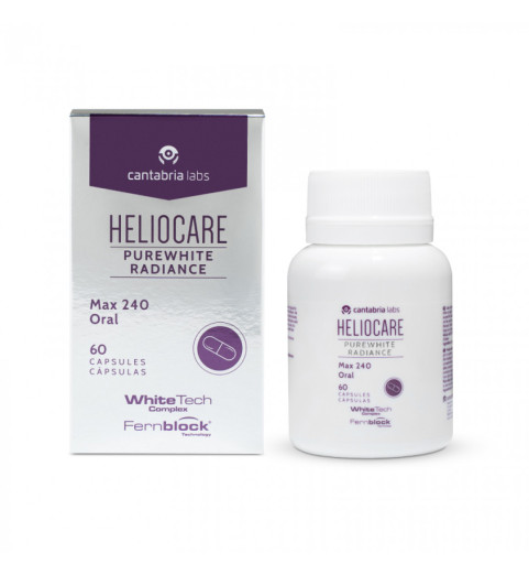 Heliocare Purewhite Radiance Max 240 / Бад к пище "Белизна и сияние кожи", 60 капсул Heliocare Purewhite Radiance Max 240 / Бад к пище "Белизна и сияние кожи", 60 капсул