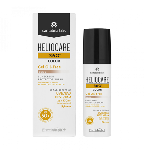 Heliocare 360º Color Gel Oil-Free Beige SPF50 / Тональный солнцезащитный гель (Бежевый), 50 мл Heliocare 360º Color Gel Oil-Free Beige SPF50 / Тональный солнцезащитный гель (Бежевый), 50 мл