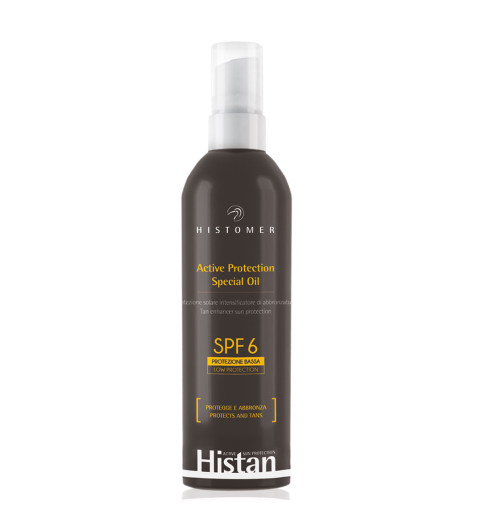 Histomer (Хистомер) Active Protection Oil SPF 6 / Масло-бронзатор для лица и тела SPF 6, 200 мл