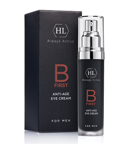 Holy Land (HL) B First Anti-Age Eye Cream / Крем для век с ароматом мужского парфюма, обогащенный пептидами, пантенолом, эластином и коллагеном, 30 мл Holy Land (HL) B First Anti-Age Eye Cream / Крем для век с ароматом мужского парфюма, обогащенный пептидами, пантенолом, эластином и коллагеном, 30 мл