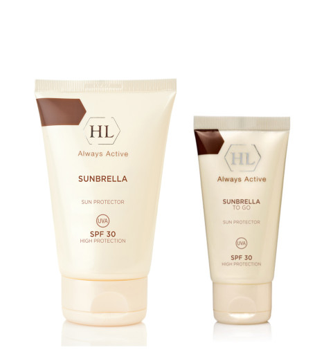 Holy Land (HL) Sunbrella SPF 30 / Солнцезащитный крем SPF 30 с фильтрами UVA+UVB и ухаживающими компонентами, 50 мл Holy Land (HL) Sunbrella SPF 30 / Солнцезащитный крем SPF 30 с фильтрами UVA+UVB и ухаживающими компонентами, 50 мл