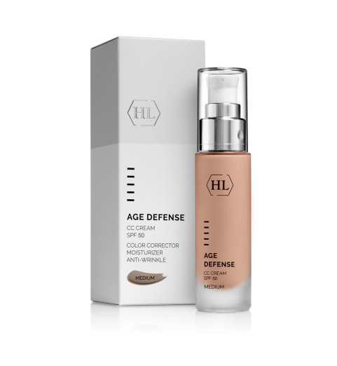 Holy Land (HL) Age Defense Cc Cream SPF 50 Medium / Многофункциональный крем для коррекции цвета кожи, защиты и увлажнения. <br />Оттенок MEDIUM, 50 мл Holy Land (HL) Age Defense Cc Cream SPF 50 Medium / Многофункциональный крем для коррекции цвета кожи, защиты и увлажнения. <br />Оттенок MEDIUM, 50 мл