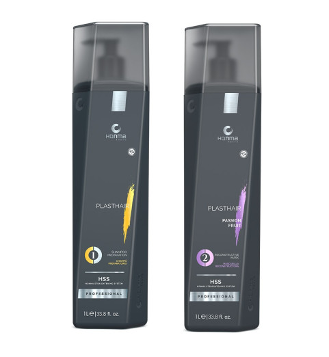Honma Tokyo Набор Plast Hair Bixyplastia Passion Fruit, 2*1000 мл Honma Tokyo Набор Plast Hair Bixyplastia Passion Fruit, 2*1000 мл