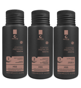 Honma Tokyo Набор для выпрямления волос Coffee Premium, 3*100 мл Honma Tokyo Набор для выпрямления волос Coffee Premium, 3*100 мл