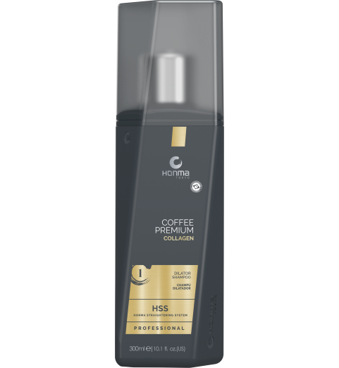Honma Tokyo Шаг 1: Подготавливающий шампунь Coffee Premium Сollagen Dilator Shampoo, 300 мл Honma Tokyo Шаг 1: Подготавливающий шампунь Coffee Premium Сollagen Dilator Shampoo, 300 мл