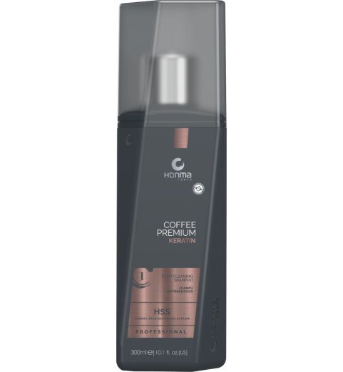 HonmaTokyo Шаг 1: Шампунь глубокой очистки Coffee Premium Deep Cleansing Shampoo, 300 мл