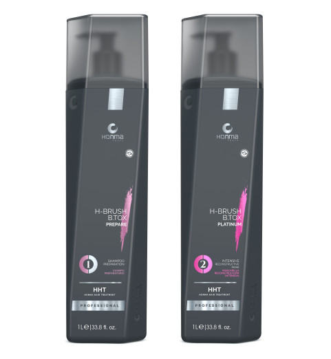 Honma Tokyo Набор H-Brush B.Tox Plutinum, 2*1000 мл Honma Tokyo Набор H-Brush B.Tox Plutinum, 2*1000 мл