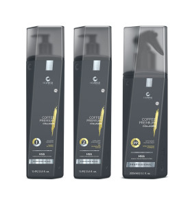 Honma Tokyo Набор для выпрямления волос Coffee Premium Сollagen, 2*1000+300 мл Honma Tokyo Набор для выпрямления волос Coffee Premium Сollagen, 2*1000+300 мл