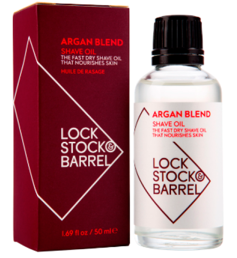 Lock Stock & Barrel Argan Blend Shave Oil / Аргановое масло для бритья и ухода за бородой, 50 мл Lock Stock & Barrel Argan Blend Shave Oil / Аргановое масло для бритья и ухода за бородой, 50 мл