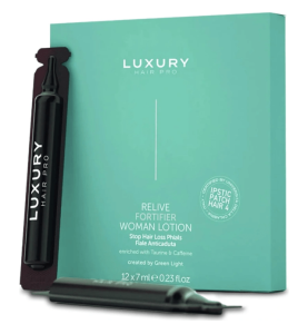 Luxury Hair Pro Relive Fortifier Woman Lotion Stop Hair Loss Phials / Лосьон против выпадения волос для женщин, 12*7 мл Luxury Hair Pro Relive Fortifier Woman Lotion Stop Hair Loss Phials / Лосьон против выпадения волос для женщин, 12*7 мл