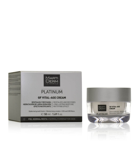 Martiderm Platinum GF Vital Age Cream piel Normal Mixta / Крем дневной для нормальной и комбинированной кожи, 50 мл Martiderm Platinum GF Vital Age Cream piel Normal Mixta / Крем дневной для нормальной и комбинированной кожи, 50 мл
