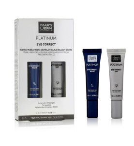Martiderm Platinum Eye Correct / Кремы день-ночь для кожи контура глаз, 2х10 мл Martiderm Platinum Eye Correct / Кремы день-ночь для кожи контура глаз, 2х10 мл
