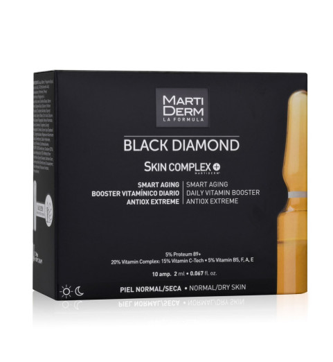 Martiderm Black Diamond Skin Complex + / Ампулы Скин Комплекс +, 10х2 мл Martiderm Black Diamond Skin Complex + / Ампулы Скин Комплекс +, 10х2 мл