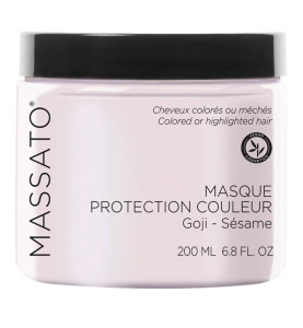 Massato Color Protection Mask / Маска для защиты пигмента окрашенных волос, 200 мл Massato Color Protection Mask / Маска для защиты пигмента окрашенных волос, 200 мл
