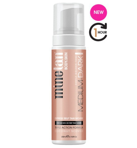 Mine Tan Medium Dark Self Tan Mousse / Мусс-автозагар с особой бронзирующей формулой высокой стойкости, 200 мл Mine Tan Medium Dark Self Tan Mousse / Мусс-автозагар с особой бронзирующей формулой высокой стойкости, 200 мл