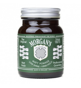 Матовая помада для укладки Morgans Pomade Сильная фиксация, 100 г Матовая помада для укладки Morgans Pomade Сильная фиксация, 100 г