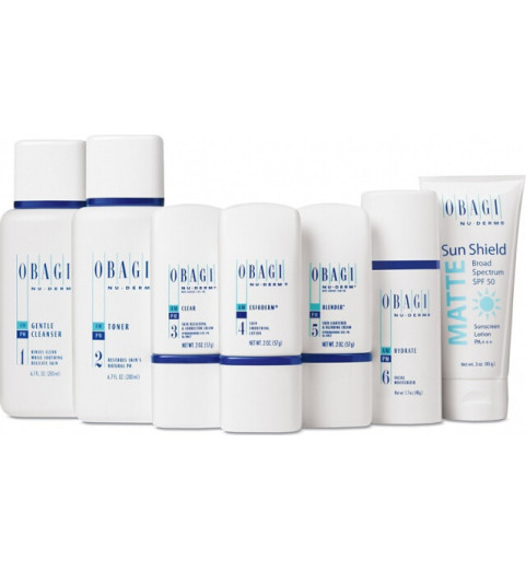 Obagi Nu-derm Fx System For Normal To Dry Skin / Система Obagi Nu-derm® Fx для нормальной и сухой кожи, 2*200 мл+3*57+85+48 г Obagi Nu-derm Fx System For Normal To Dry Skin / Система Obagi Nu-derm® Fx для нормальной и сухой кожи, 2*200 мл+3*57+85+48 г