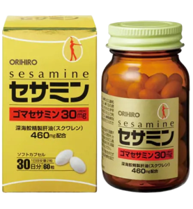 Orihiro Sesamin / БАД Сесамин, 475 мг х 60 капсул