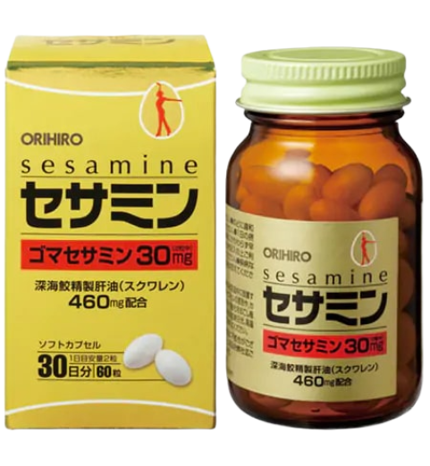 Orihiro Sesamin / БАД Сесамин, 475 мг х 60 капсул Orihiro Sesamin / БАД Сесамин, 475 мг х 60 капсул