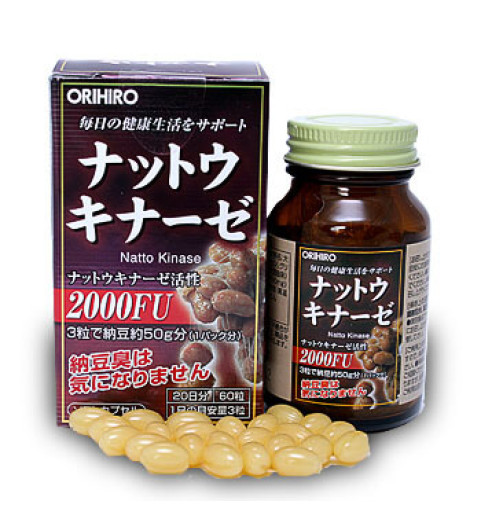 Orihiro (Орихиро) БАД "Натто Киназа", 60 капсул Orihiro (Орихиро) БАД "Натто Киназа", 60 капсул
