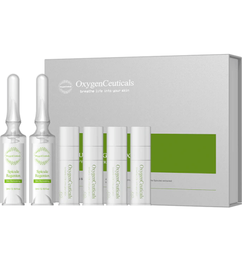 OxygenCeuticals Spicule Regentox / Регенерирующая детокс сыворотка со спикулами для зоны декольте, шеи и лица, 6*5 мл OxygenCeuticals Spicule Regentox / Регенерирующая детокс сыворотка со спикулами для зоны декольте, шеи и лица, 6*5 мл